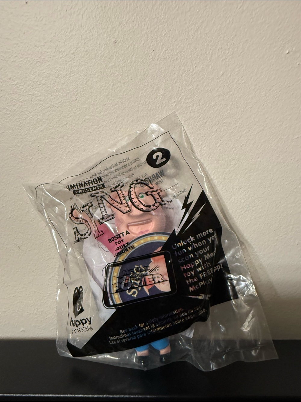 2016 McDonald’s Sing Rosita #2 Happy Meal Toy Illumination NEW Sealed